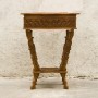 Indian small table with double bottom casket